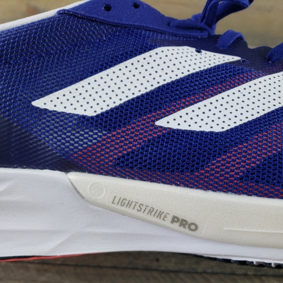 adidas Men's Adizero Adios 6 M Breathable Running Shoes Legacy Indigo - Picture 10 of 11